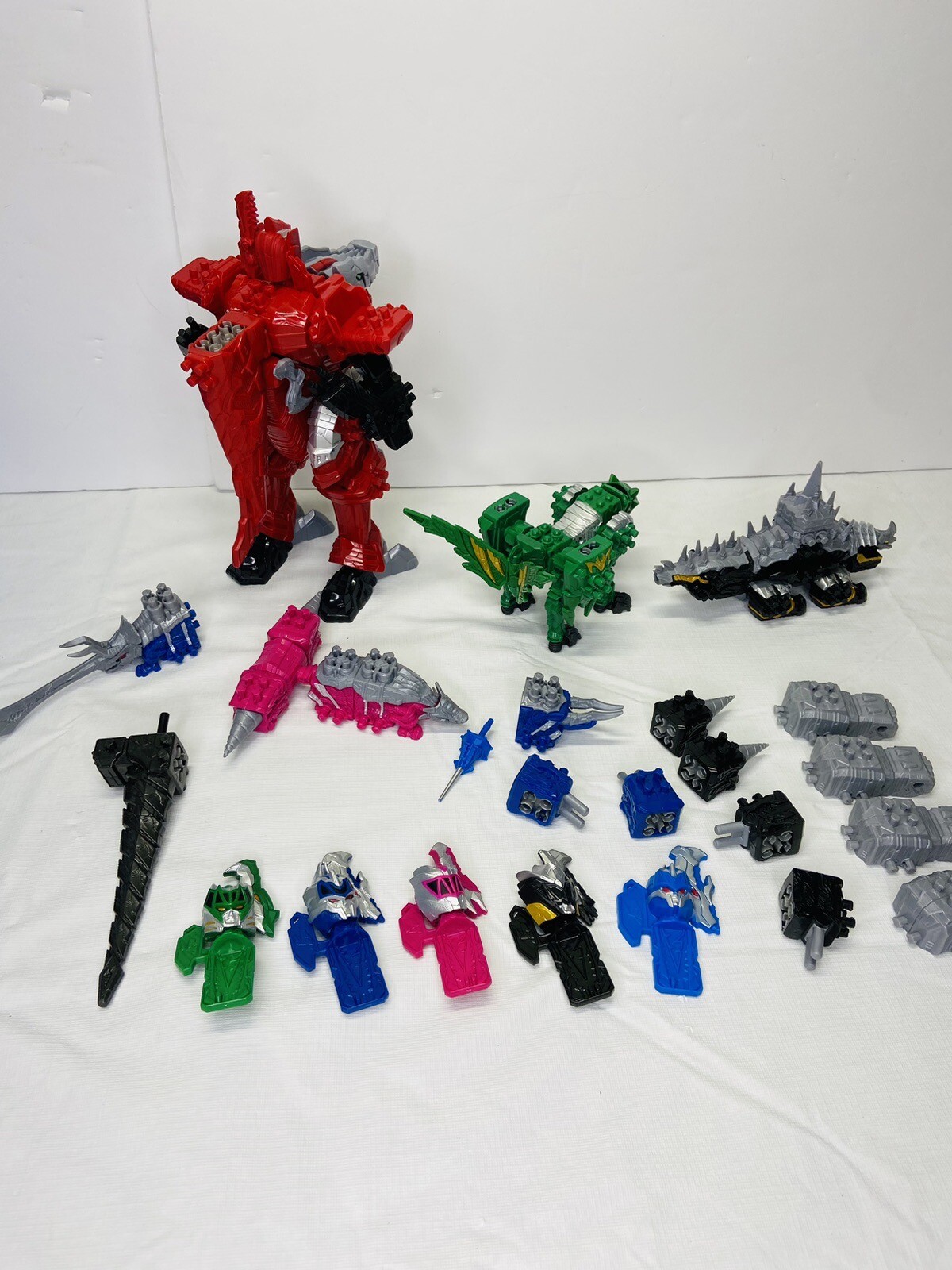 Power Rangers Dino Fury Zord Link Combining Megazord Mega Pack Action Figure