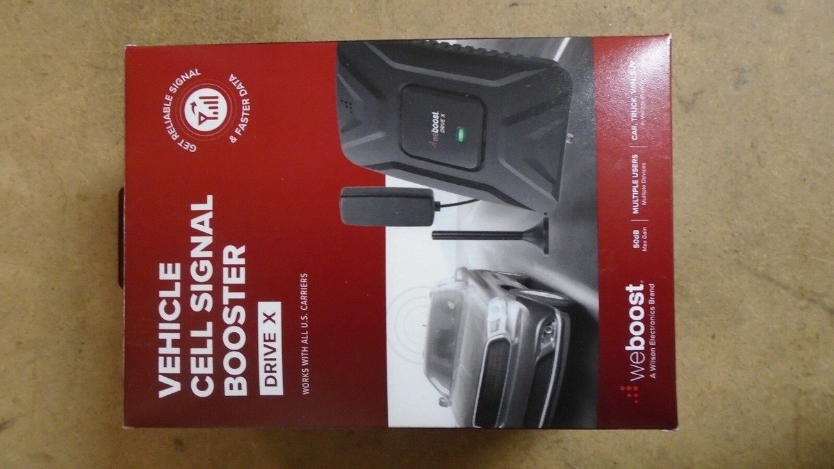 Weboost Cell Phone Signal Booster Sticker Best Buy NEW Open