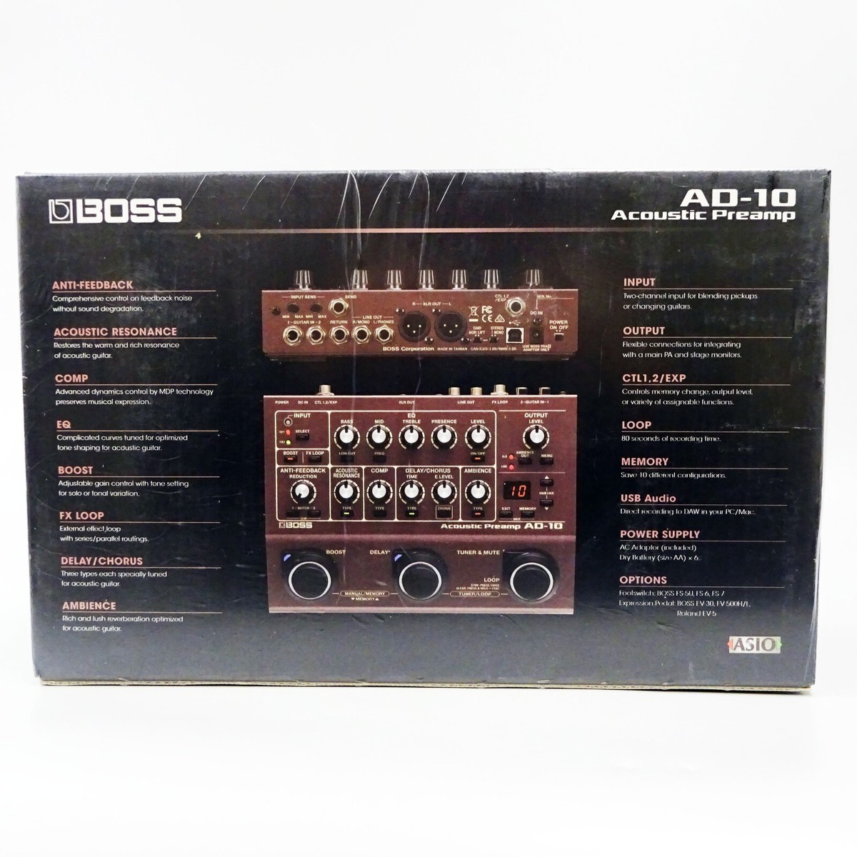 Boss AD-10 Acoustic Preamp Processor Effects Pedal Japan NEW Boss AD-10 Acoustic Preamp Processor Effects Pedal Japan NEW