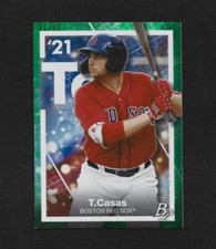 2021 Bowman Platinum Triston Casas Precious Elements Green Parallel 51/99