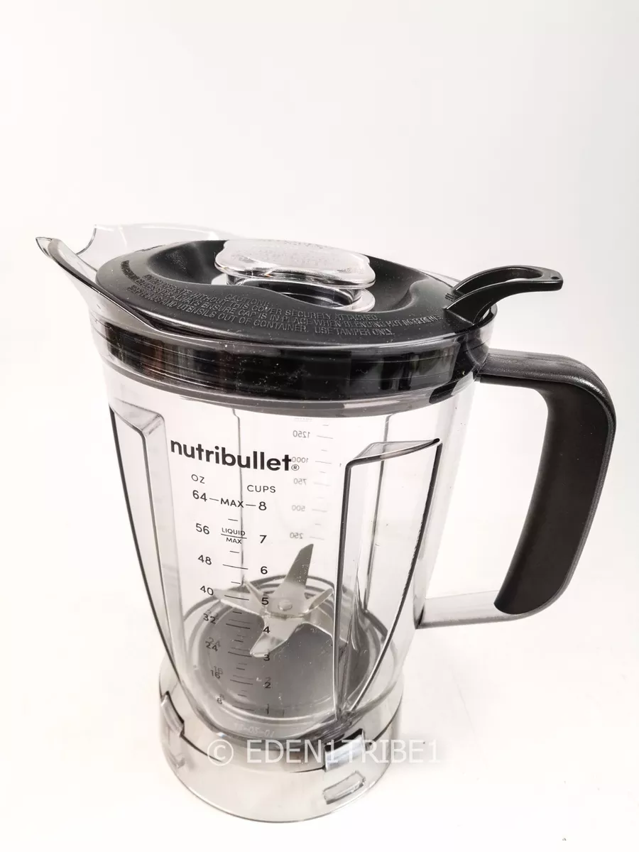 NutriBullet Blender 64 oz 8 Cup Replacement Pitcher w Blade Lid