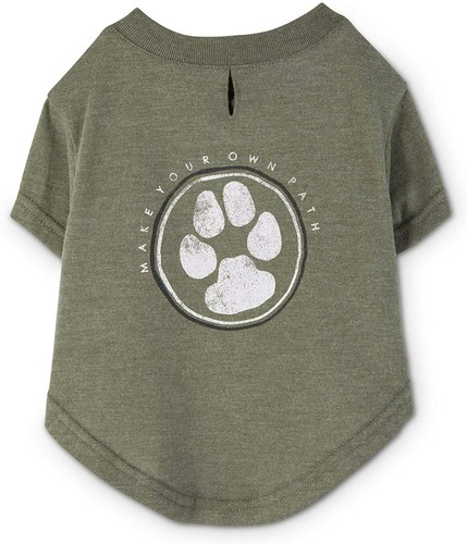 Reddy Olive Make Your Own Path Jersey Crewneck Dog T-Shirt, Large By: Reddy