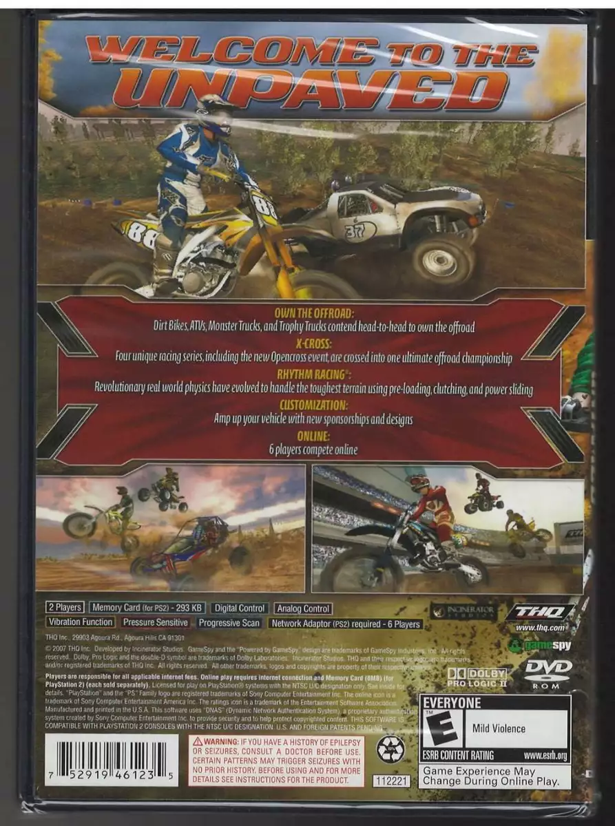 MX vs. ATV Untamed (USA) PS2 ISO - CDRomance