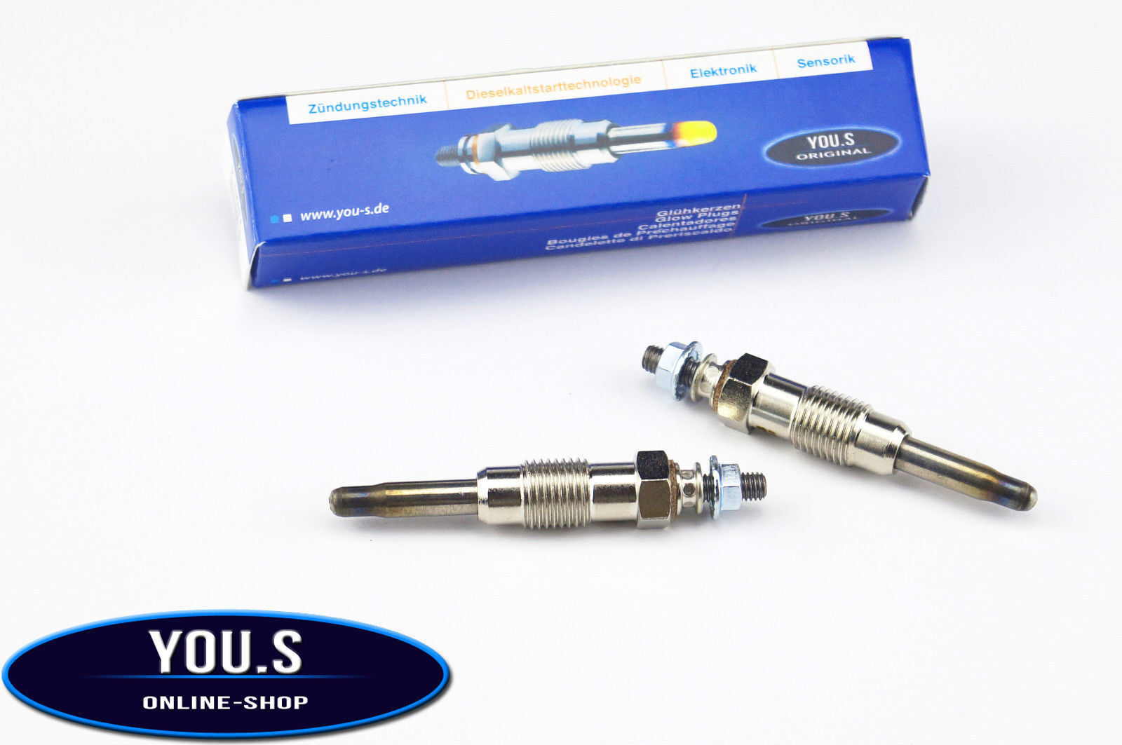 4 Piece You.S Orignial Glow Plugs for Land Rover Range Rover 2.5 D 83KW Yr 94-02