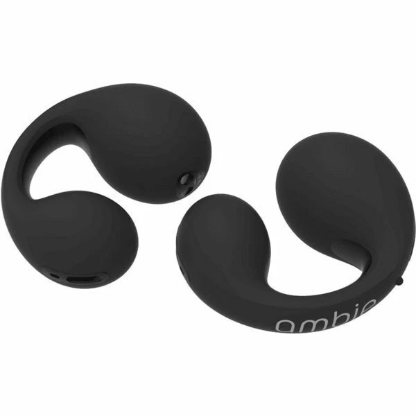 Ambie Sound Earcuffs Open-ear Wireless Earphone Black AM-TW01 Ear