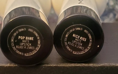 2 MAC NICOPANDA Collection Lipstick Pop Babe, Nico Kiss Limited edition - Picture 4 of 4
