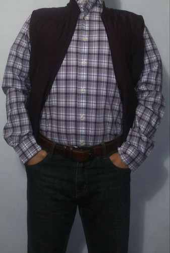 NWT Perry Ellis Mens Quilted Front Outerwear Vest three colors Size S, M, L, XL. - Picture 7 of 30