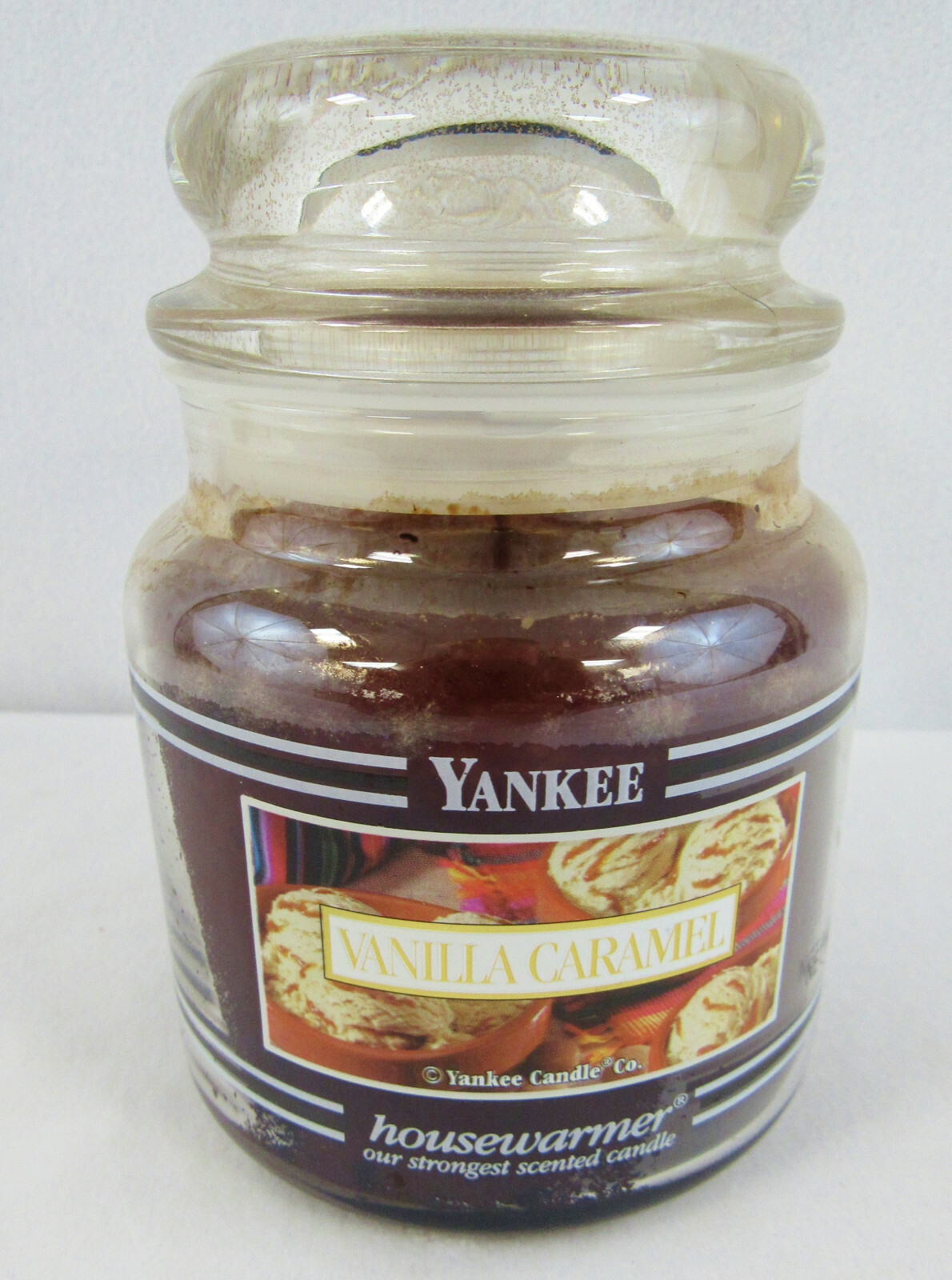 New Yankee Vanilla Caramel Candle Housewarmer Jar Candle 14.5 oz Black