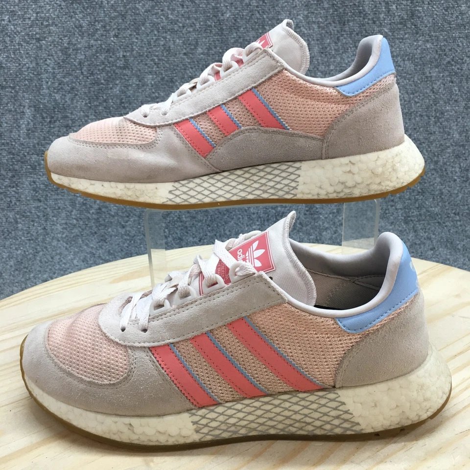 Adidas Shoes Womens 10 Marathon Tech Sneakers Multicolor Lace Up Low ART EE4944 - Image 3 of 4