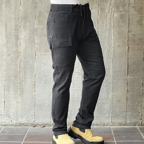 Men's Work Pants Cargo Trousers zip Pocket Tradies Pants Stretch Cotton - Picture 32 of 60
