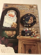 Winter on Country Lane  by Pam Gonnason viking folk art  16