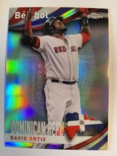 David Ortiz 2021 Topps Chrome Beisbol Refractor Insert #B-2 Red Sox 