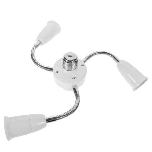 Multi-plugs Light Socket Converter E27 Light Bulb Holder Extension Holder With