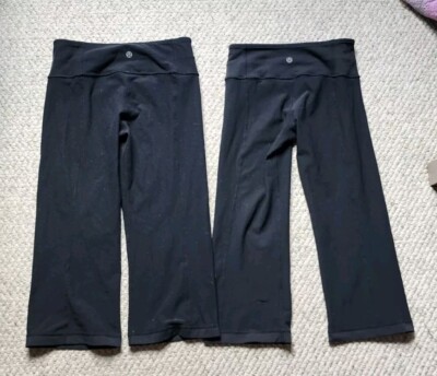 VTG Y2K LOT OF 2 Lululemon Groove Crop Pants Reversible