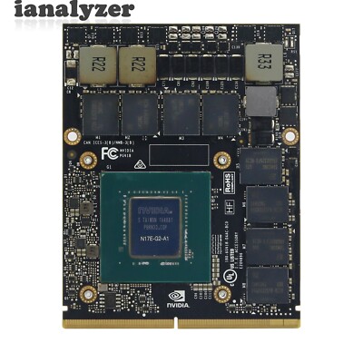 Original GTX1070M GTX 1070 Video Card Graphics Card N17E-G2-A1 8GB GDDR5 MXM