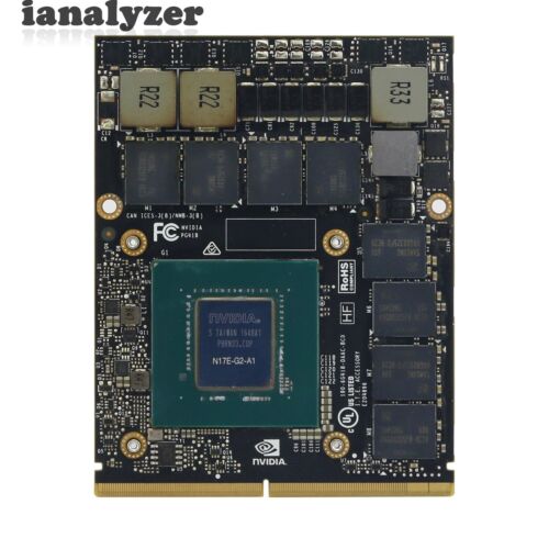 Original GTX1070M GTX 1070 Video Card Graphics Card N17E-G2-A1 8GB GDDR5 MXM - Picture 1 of 6