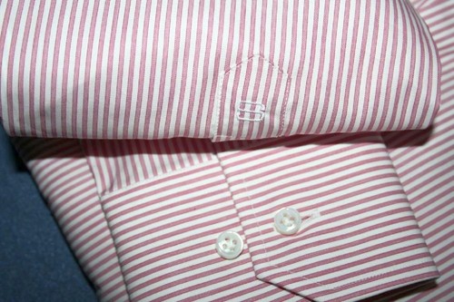 Camisa HUGO BOSS SELECTION, T. 40 / US 15.7, ajuste regular, rojo medio - Imagen 7 de 9