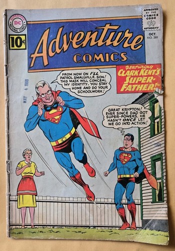 Adventure Comics #289 G- (1.8) DC Comics 10/61