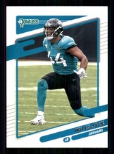 2021 Donruss #138 Myles Jack Jacksonville Jaguars 58954