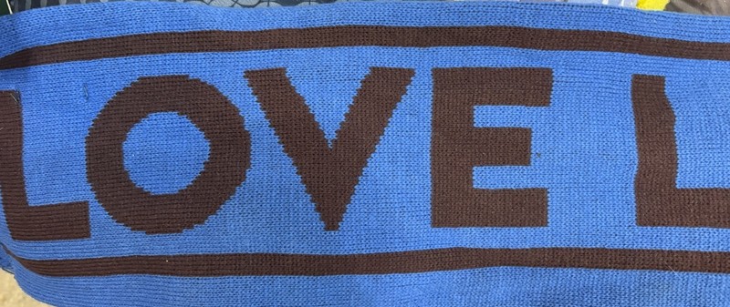 Wild Fable Women's Scarf Blue Love Winter 7X53 inches Heavy Warm