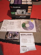 Fujifilm FinePix A500 5.1MP 3x Optical Digital Camera In Original Box - Tested