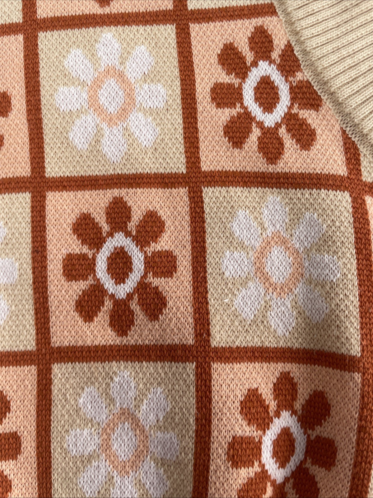 Daisy Street Retro Daisy Print Tank Top – Size 10 – Y2K / 70s Style image 4