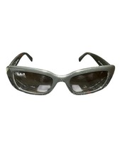 Ray Ban RB4122 601/T5 Black Brown Polarized Sunglasses 50-18 135 Italy Scratched