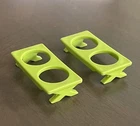 2 Vintage 1980s Fisher Price Little People Lime Green Picnic Bench Replacement