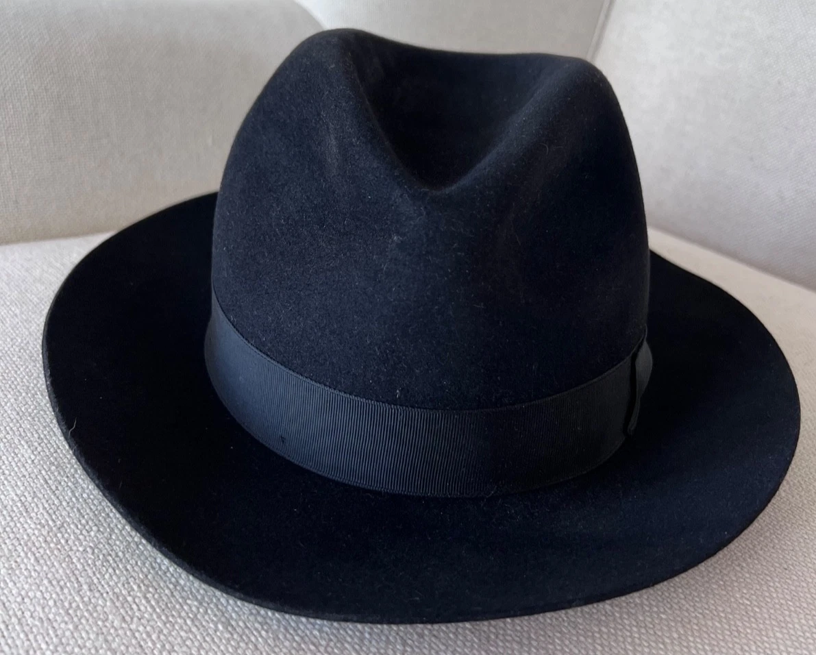Borsalino Fedora Men's 7 3/8 Size for sale | eBay