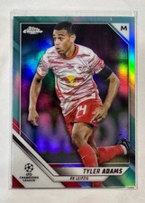 2021-22 Topps Chrome UEFA UCL  #186 Tyler Adams Aqua Retractor /199