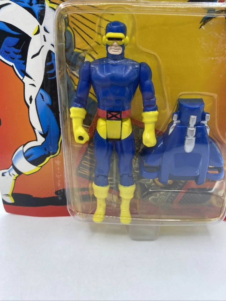 Toy Biz The Uncanny X-Men 1993 cíclope 5" figura de acción luz láser ojos-leer Foto 2 de 4