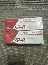 2 Tubes Sp-8 Super Probiotic Toothpaste Astraglow 3.53oz Dental Whitening (1V)