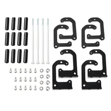 For LS Swap Truck LQ4 LQ9 D585 Remote Mount Black Billet Coil Relocation Bracket