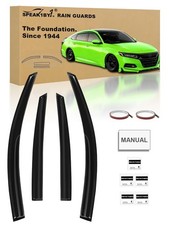 Window Rain Guards for Honda Accord 2018-2022 Window Visor Tape-On Side Wind ...