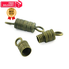 NX Garden Barrel Screw Clasps 50PCS Bronze Jewelry