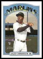 Jazz Chisholm Jr. Missing Stars #665 2021 Topps Heritage Baseball (5J)