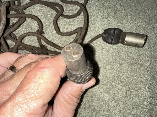 EARLY 1900’s Vintage Automobile Under Hood Electric Connector Plug Sockets Parts - Picture 5 of 11