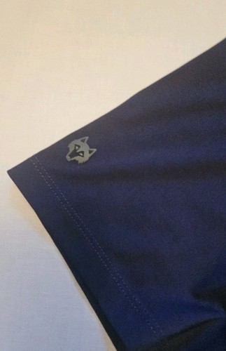 Greyson Polo Shirt Mens Medium Navy Blue Performance Golf Tennis Preppy Travel - Picture 4 of 6