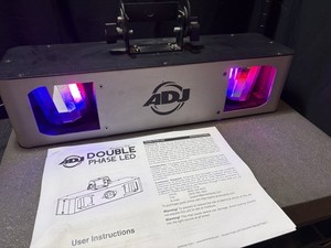 American DJ ADJ Double PHASE LED Sound Activated DJ DUEL BARREL MIRROR