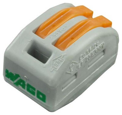 WAGO - Terminal Block with Lever, 2 Way, 4mm²