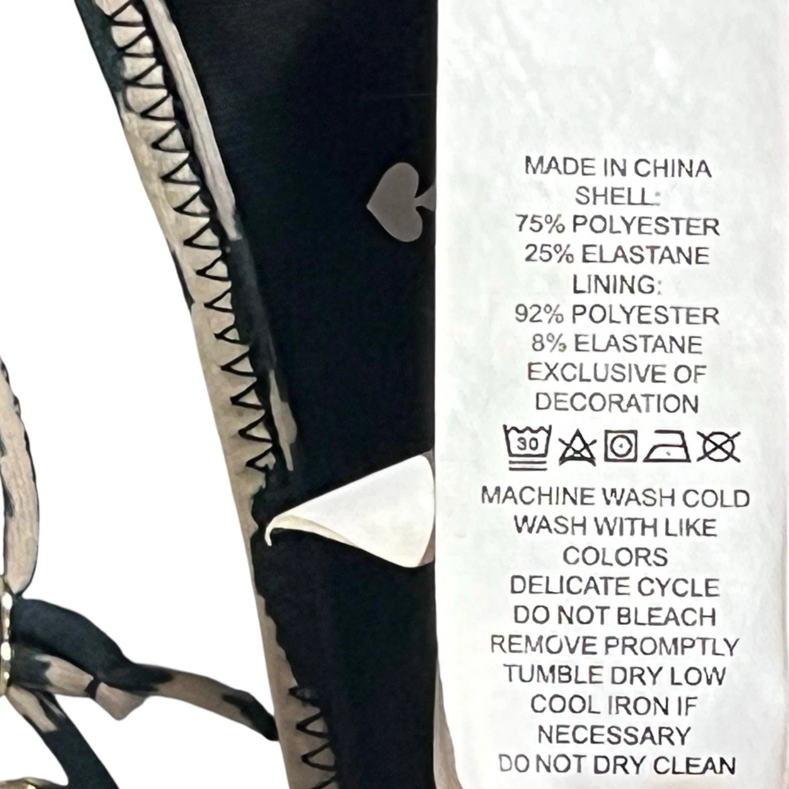 Reggiseno sportivo Kate Spade stampa leopardata elasticizzato M317 marrone nero donna taglia media