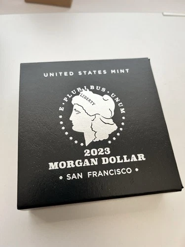2023 Morgan Silver Dollar $1 - Proof With COA, From The Mint. 1 oz.