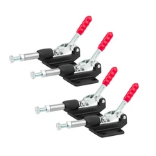 POWERTEC 4PK Push Pull Toggle Clamp, 500lbs Holding Capacity, 305CM Quick Rel...