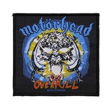 Motorhead Overkill Battle Jacket Sew On Woven Patch - OFFICIAL 17-11