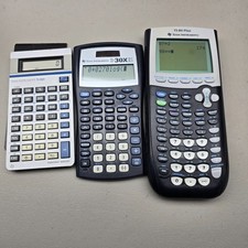 Texas Instruments Calculator Lot  TI 84 Plus ...