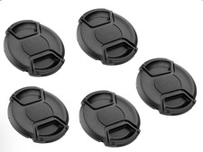5 x 49mm Snap On Lens Caps for Canon Nikon Sony Pentax Olympus Fuji "US Ship"