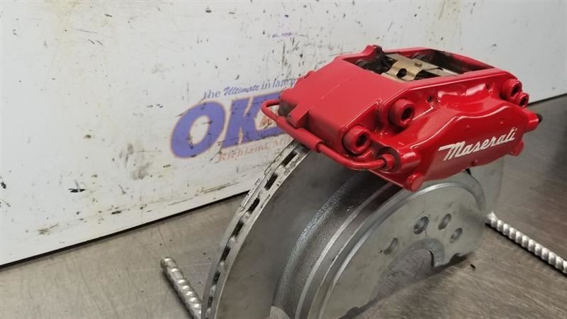 09 MASERATI GRANTURISMO BRAKE CALIPER REAR LEFT DRIVER RED