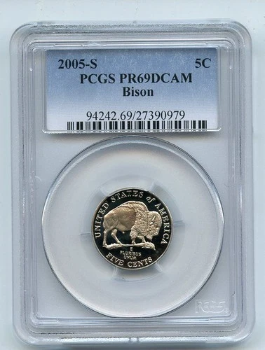 2005-S Jefferson Nickel Proof — photo from another recent sale