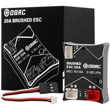 OGRC 20A Brushed ESC for 1/24 Axial SCX24 RC Crawler Upgrade Parts