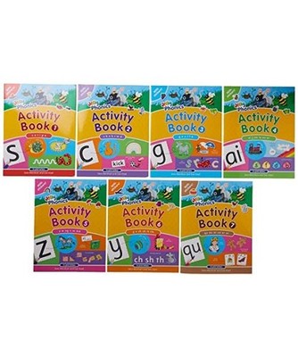 Jolly Phonics Activity Books 1-7: in Print Letters [American English edition]: i